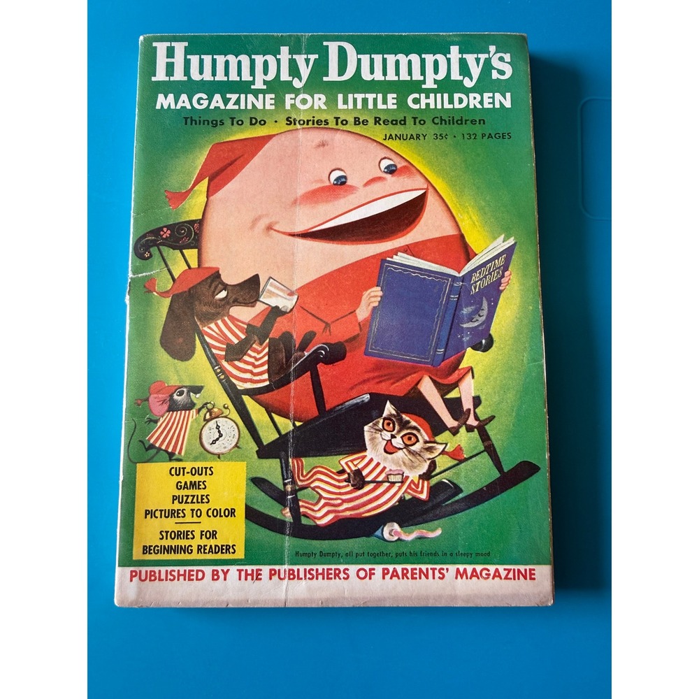 Vintage Humpty Dumpty's Magazine for Little Children January 1956 AS-IS